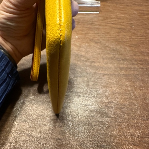 Coach Disney Mickey Mouse Wristlet Skateboard Golden Yellow Women’s EUC - Picture 6 of 12